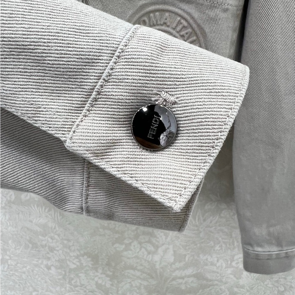 Fendi Light Gray Utility Jacket - image 8